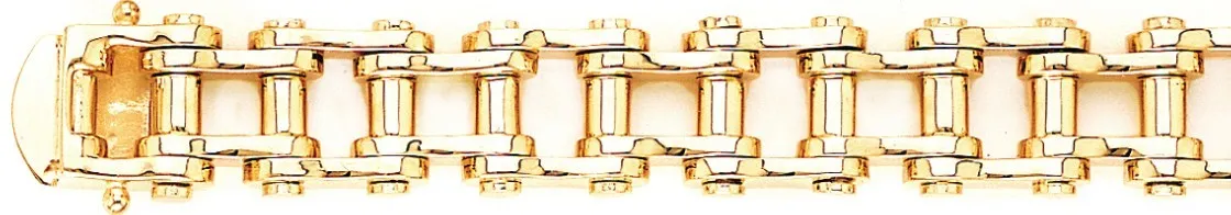 13.6mm Tank Tread Link Bracelet