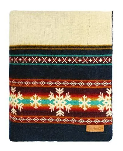 Artisan-Made Winter Blanket Kids Sledding Adventure