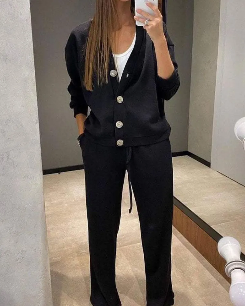 Béa™ | Stylish 2-Piece Knit Outfit