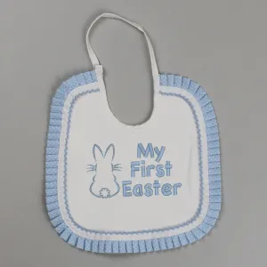 Baby Boys My First Easter Bib - Pex Polka Frilled