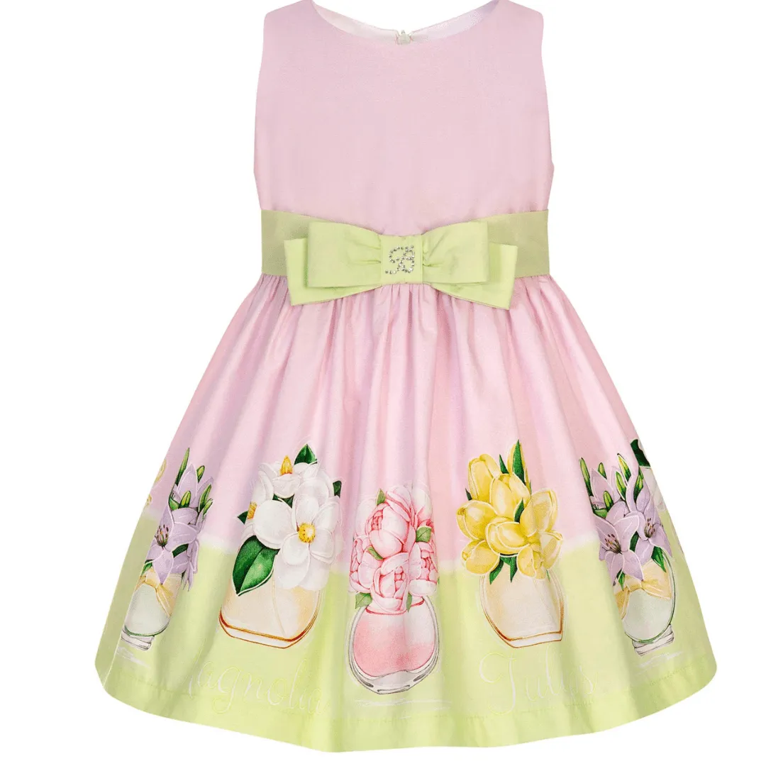 BALLOON CHIC - Flower Vase Dress - Pink