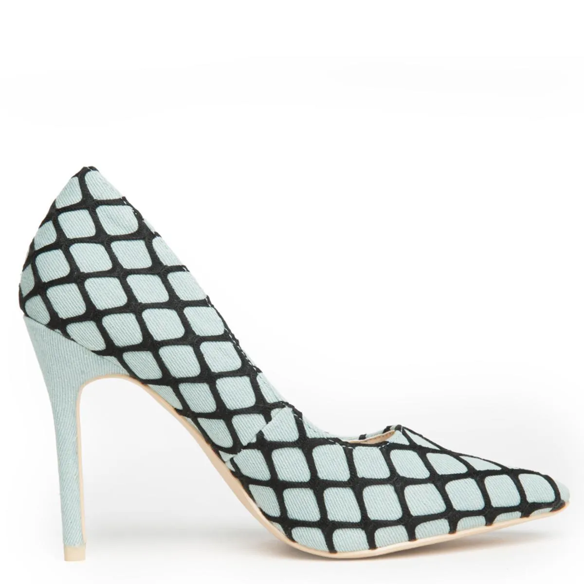 Cape Robbin Gigi-52 Denim High Heel Denim