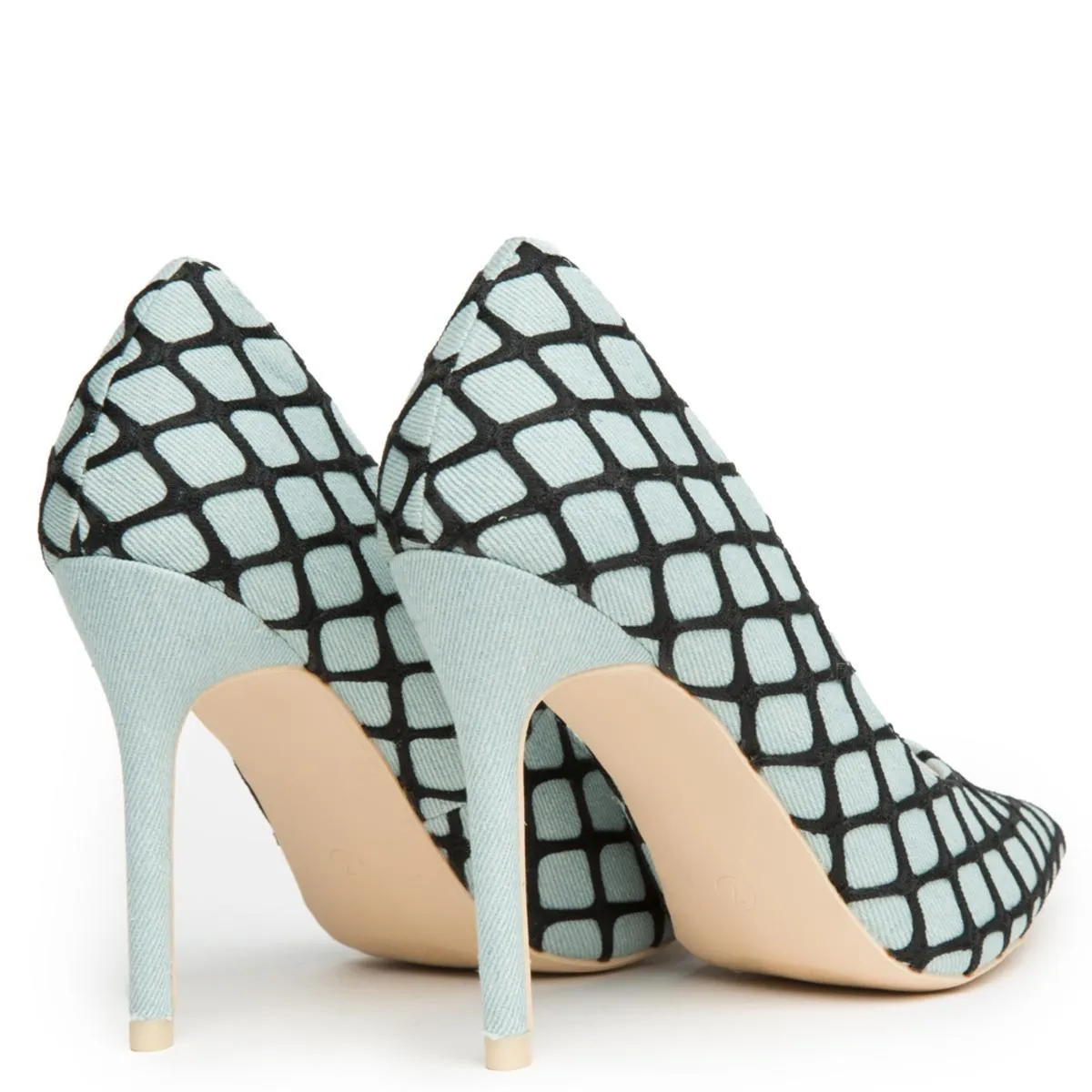 Cape Robbin Gigi-52 Denim High Heel Denim