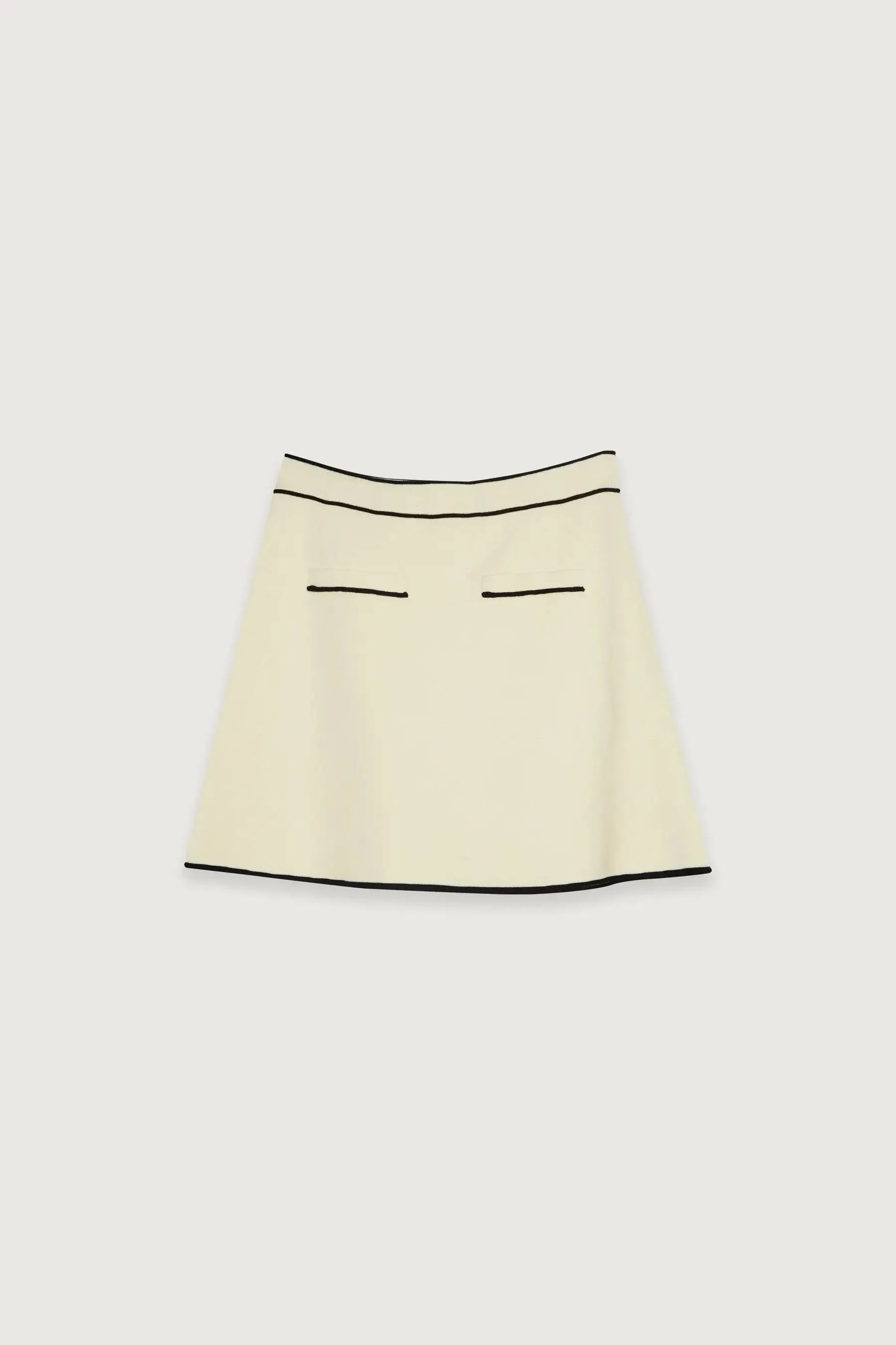 Cropped Knit Blouse   Skirt Set