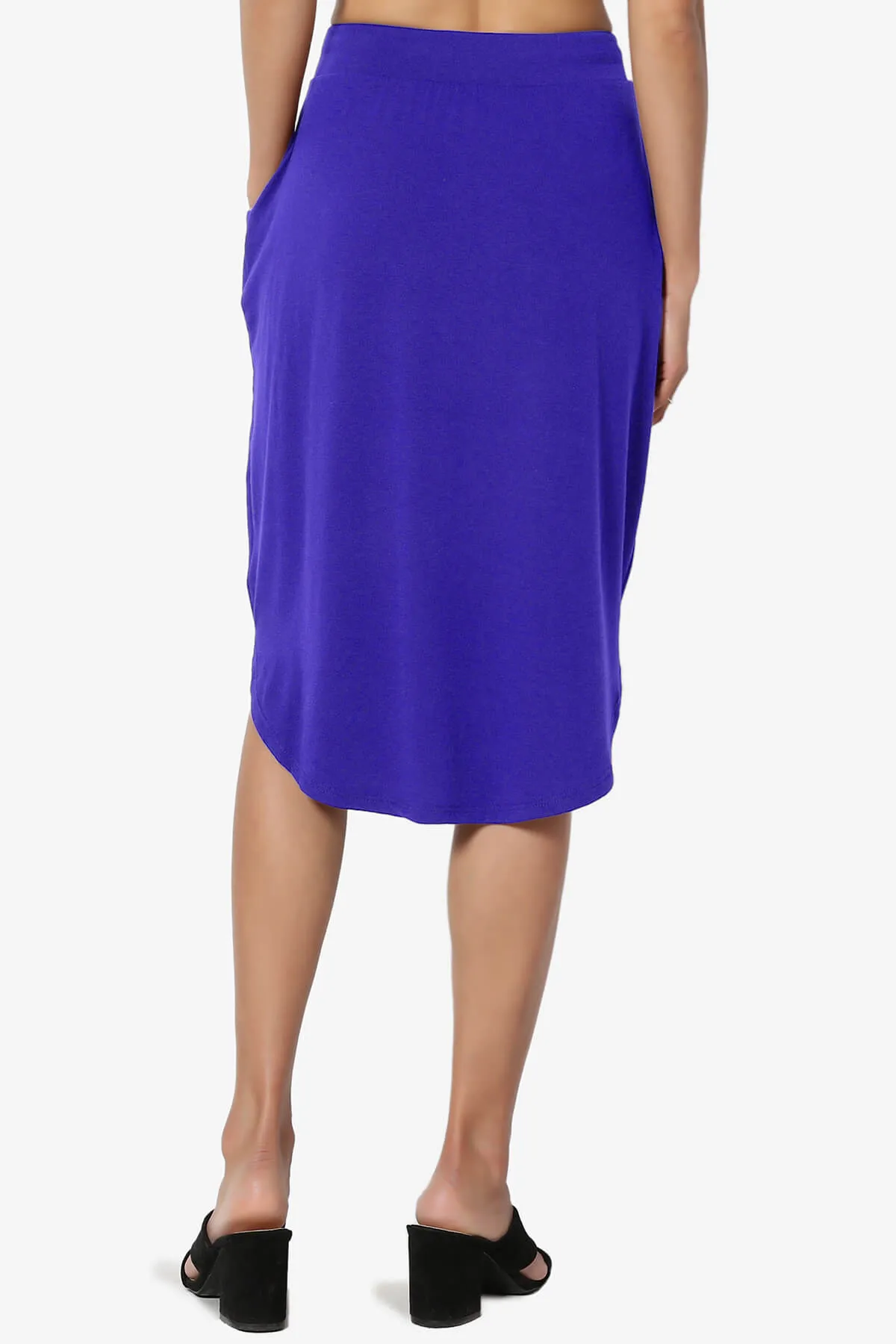 Eclipse Drawstring Midi Skirt PLUS