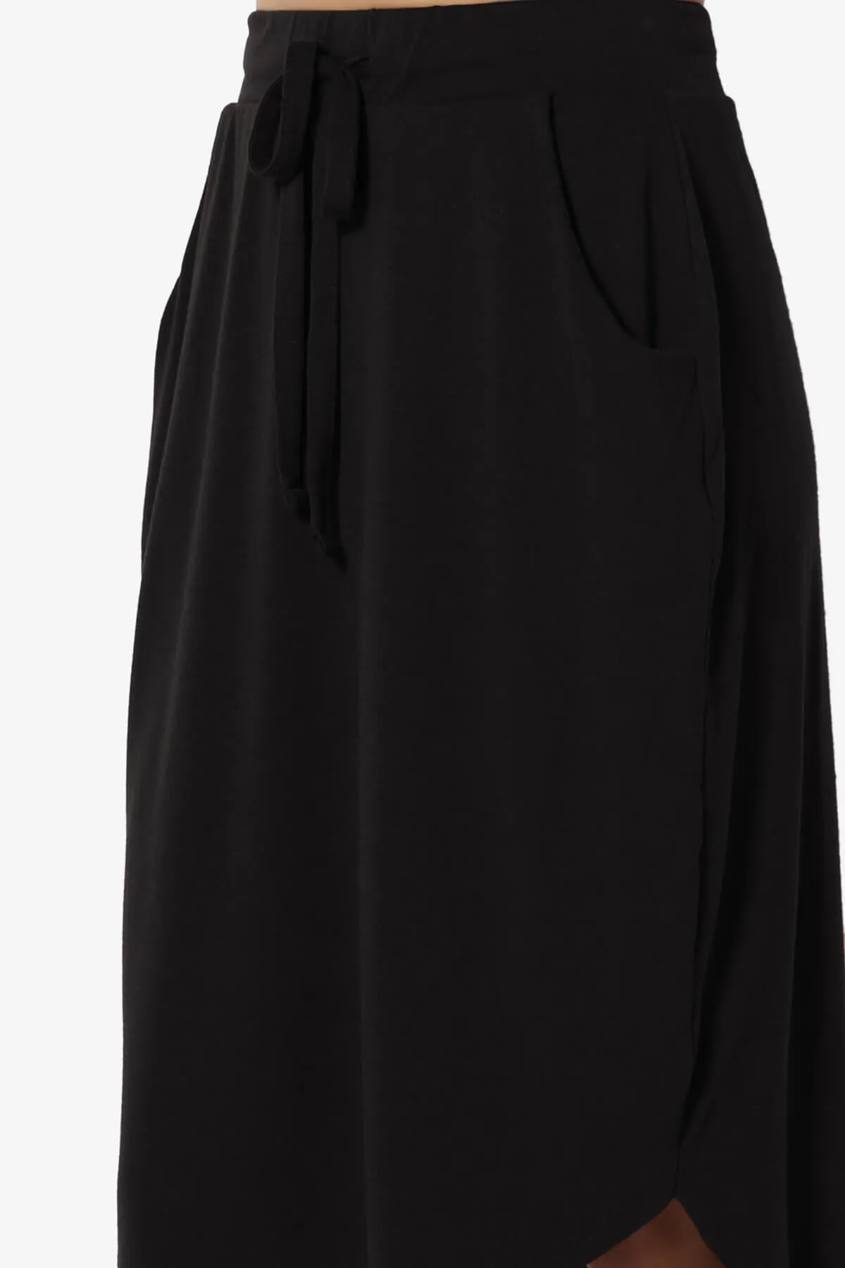 Eclipse Drawstring Midi Skirt PLUS