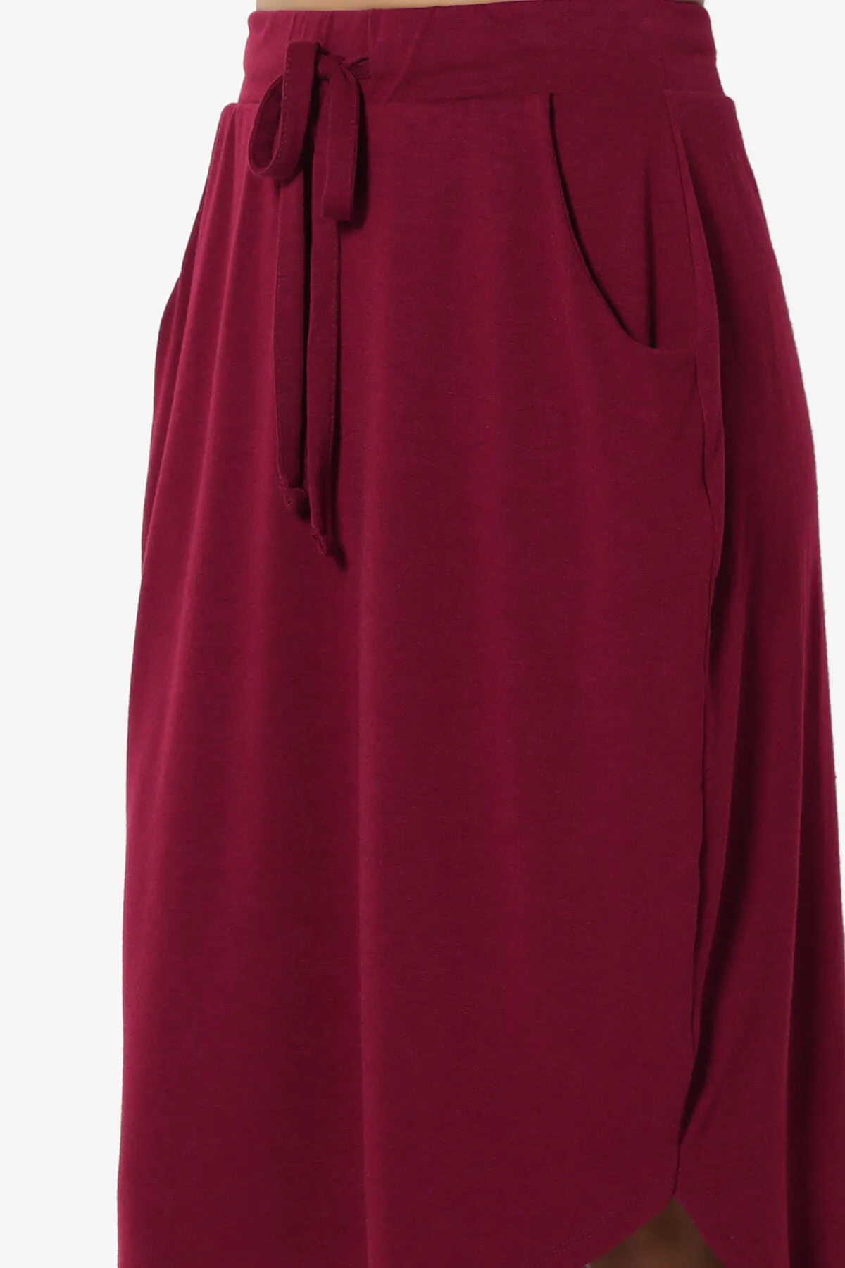 Eclipse Drawstring Midi Skirt PLUS