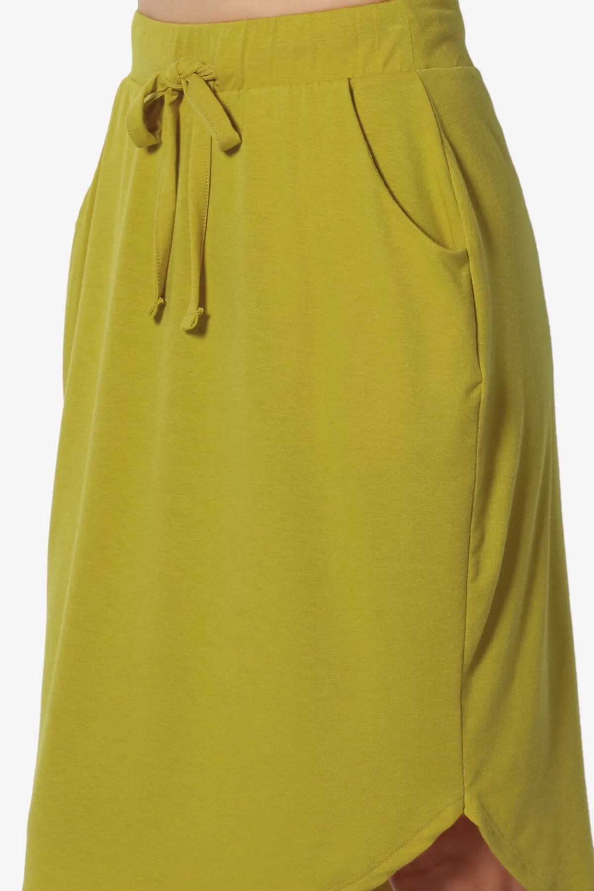 Eclipse Drawstring Midi Skirt PLUS