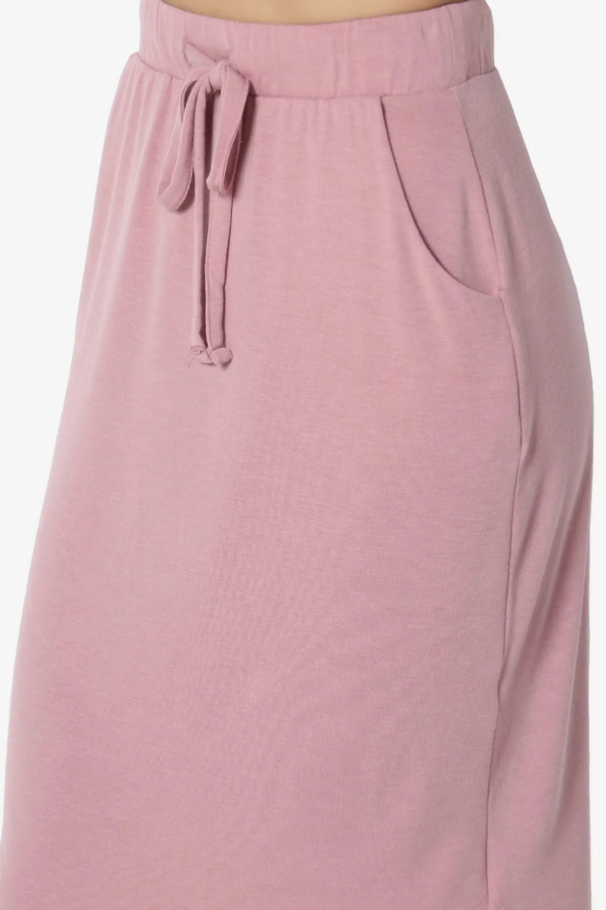 Eclipse Drawstring Midi Skirt PLUS