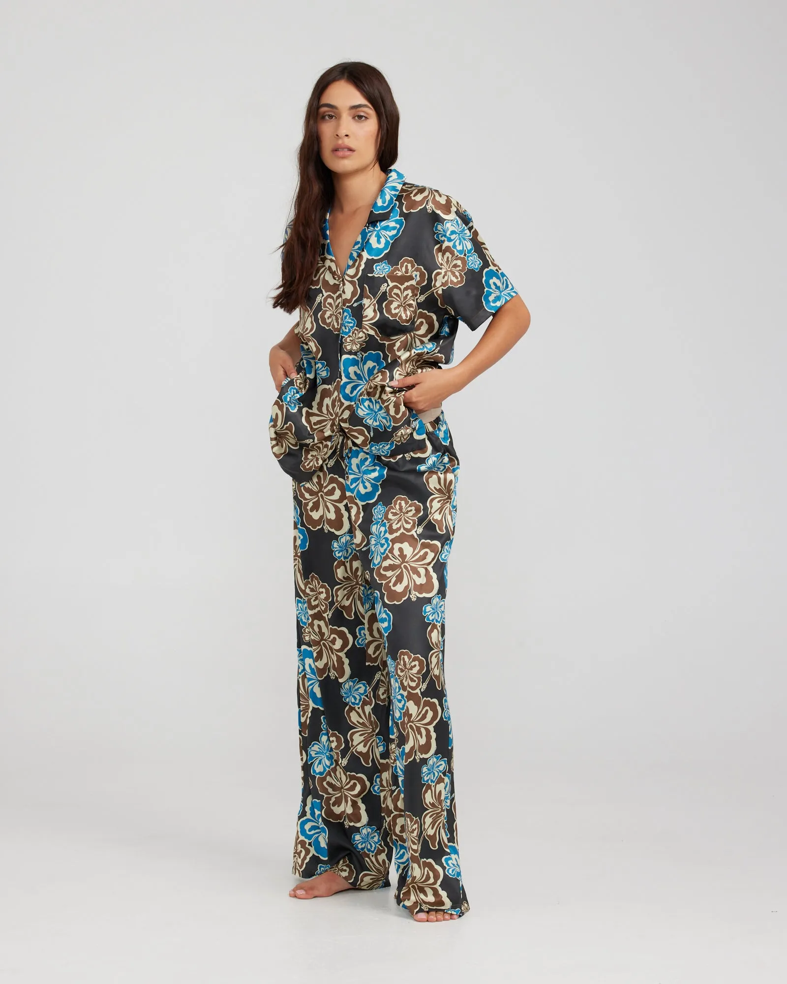EMMA PANT - WINTER HIBISCUS