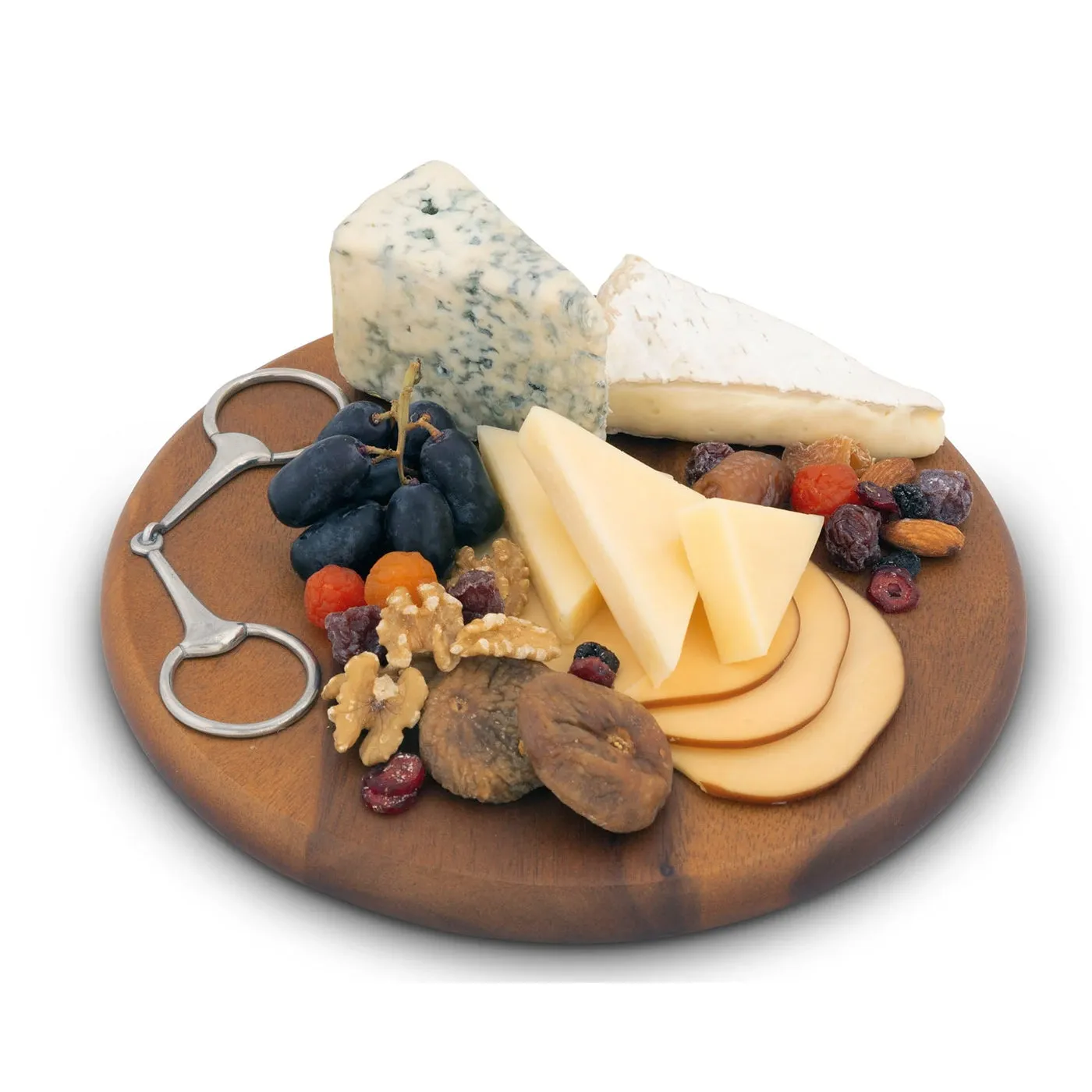 Equestrian Cheese Board Wood with Snaffle Bit