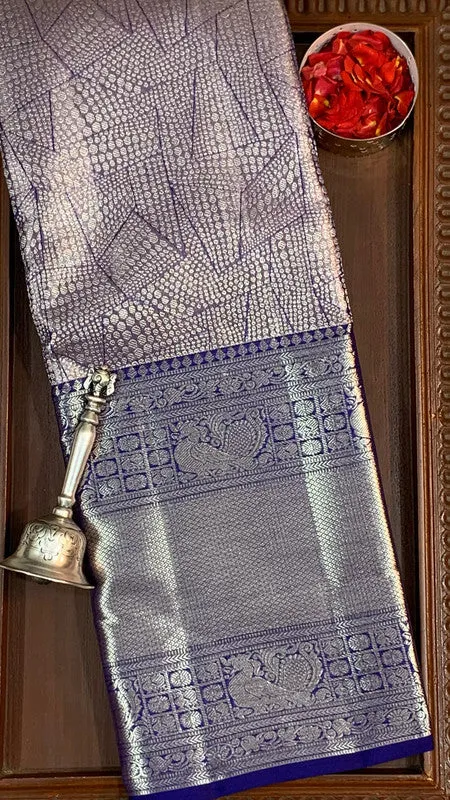 Handwoven Pure Kanchipuram Tissue Silk Saree