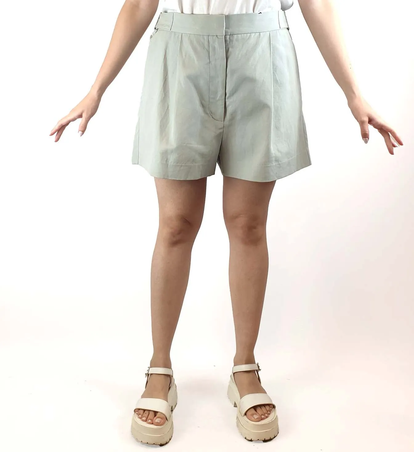 Jac   Jack grey shorts with pockets size 10