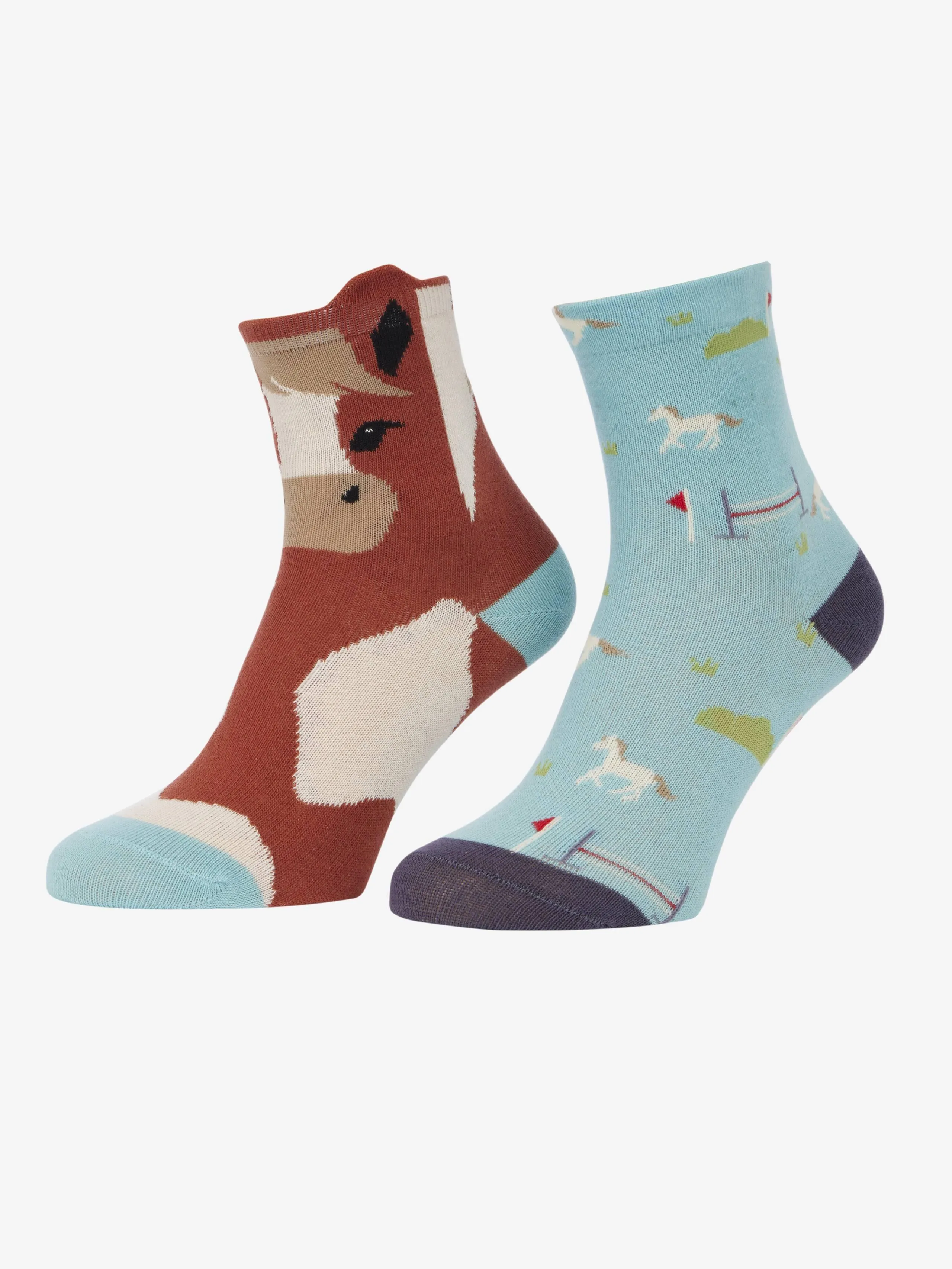 LeMieux Mini Character Socks 2 Pack Flash