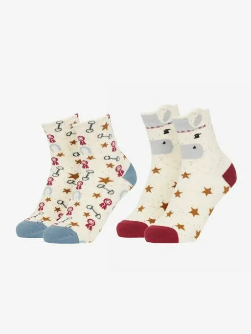 LeMieux Mini Character Socks 2 pack