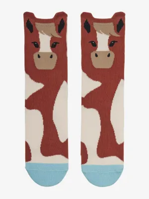 LeMieux Young Rider Mini Character Socks 2 pack Flash
