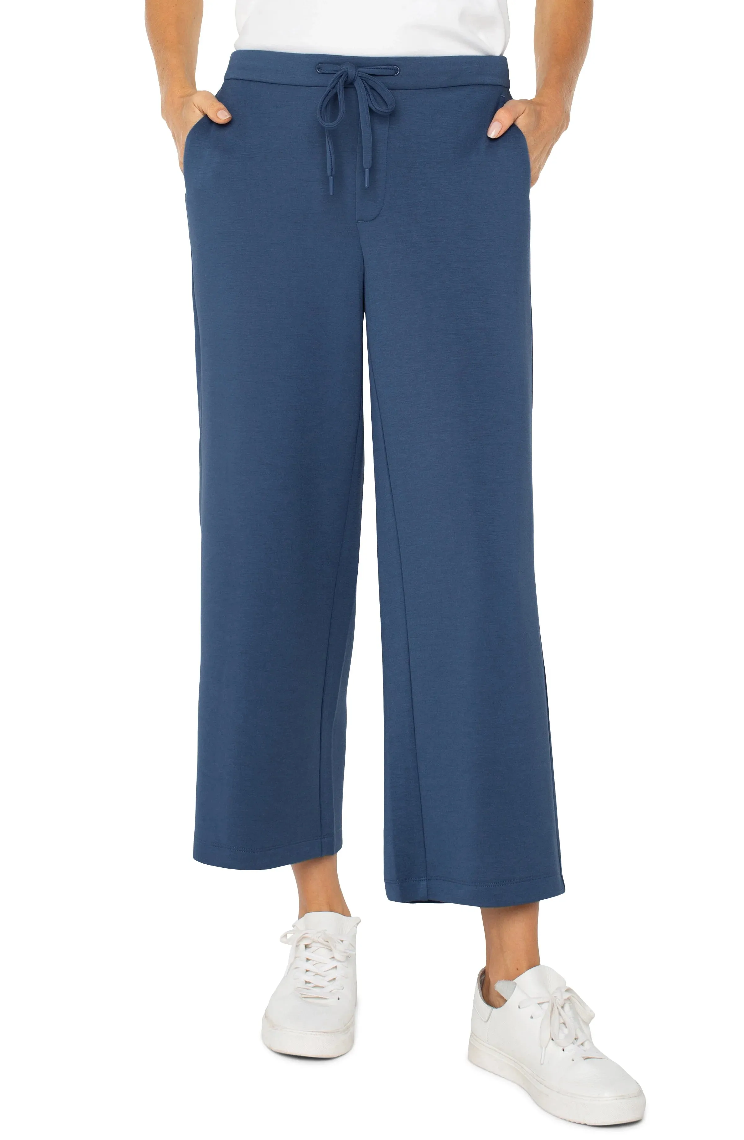 Liverpool Pull On Wide Leg Crop