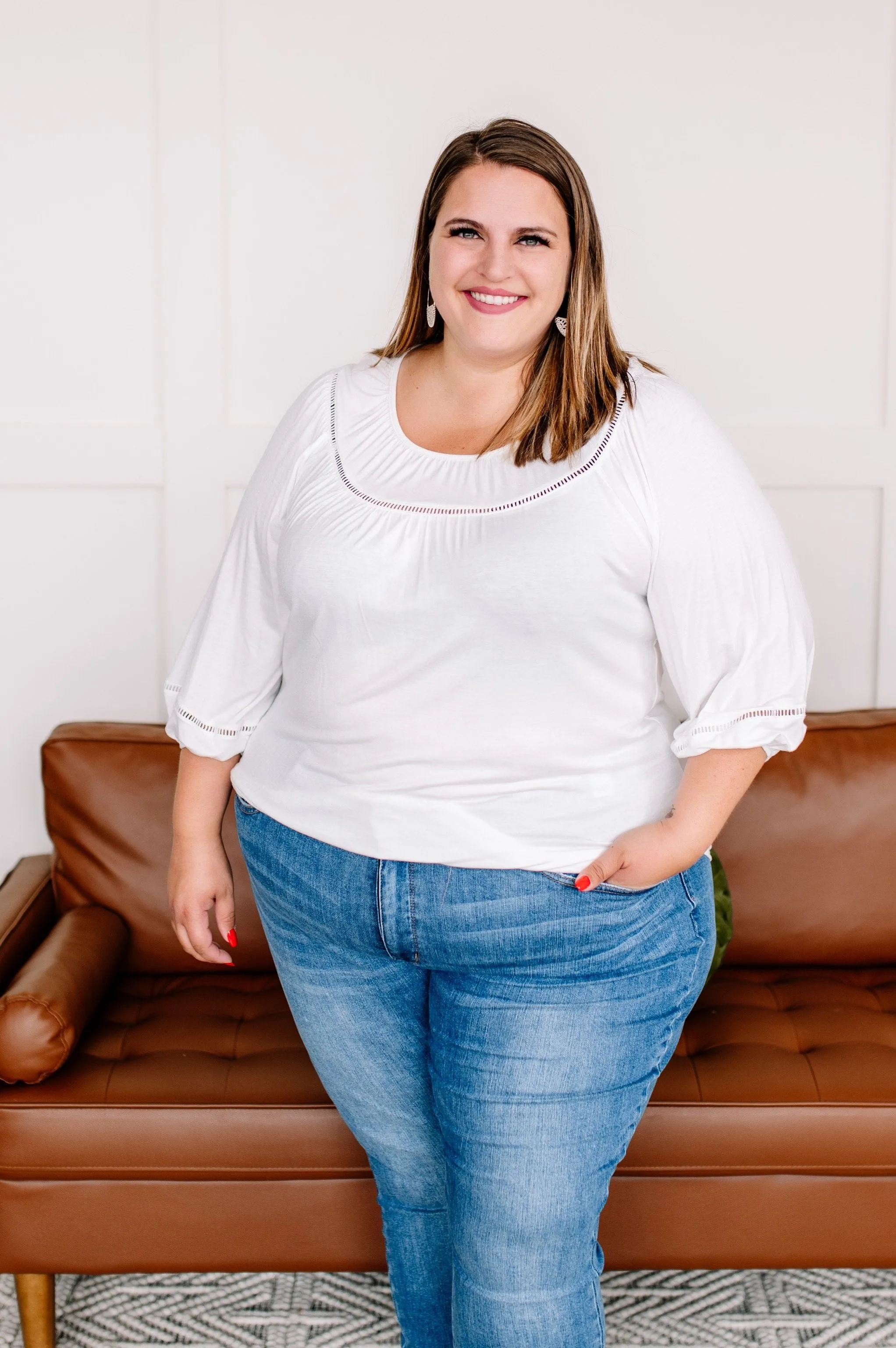 Looking Brilliant Top In Bright White