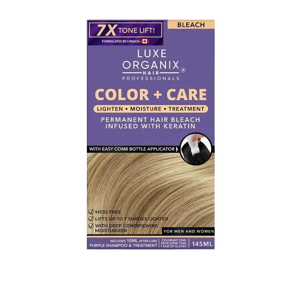 LUXE ORGANIX Keratin Hair Color   Care Bleach 140ml