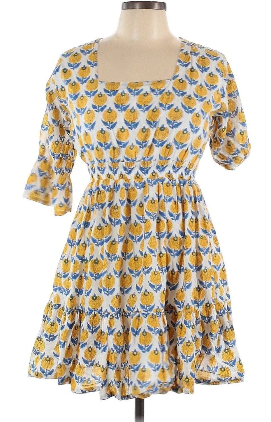 Madison Mathews Women's Ginger Folly Mini Dress – Preppy & Playful in Size Large