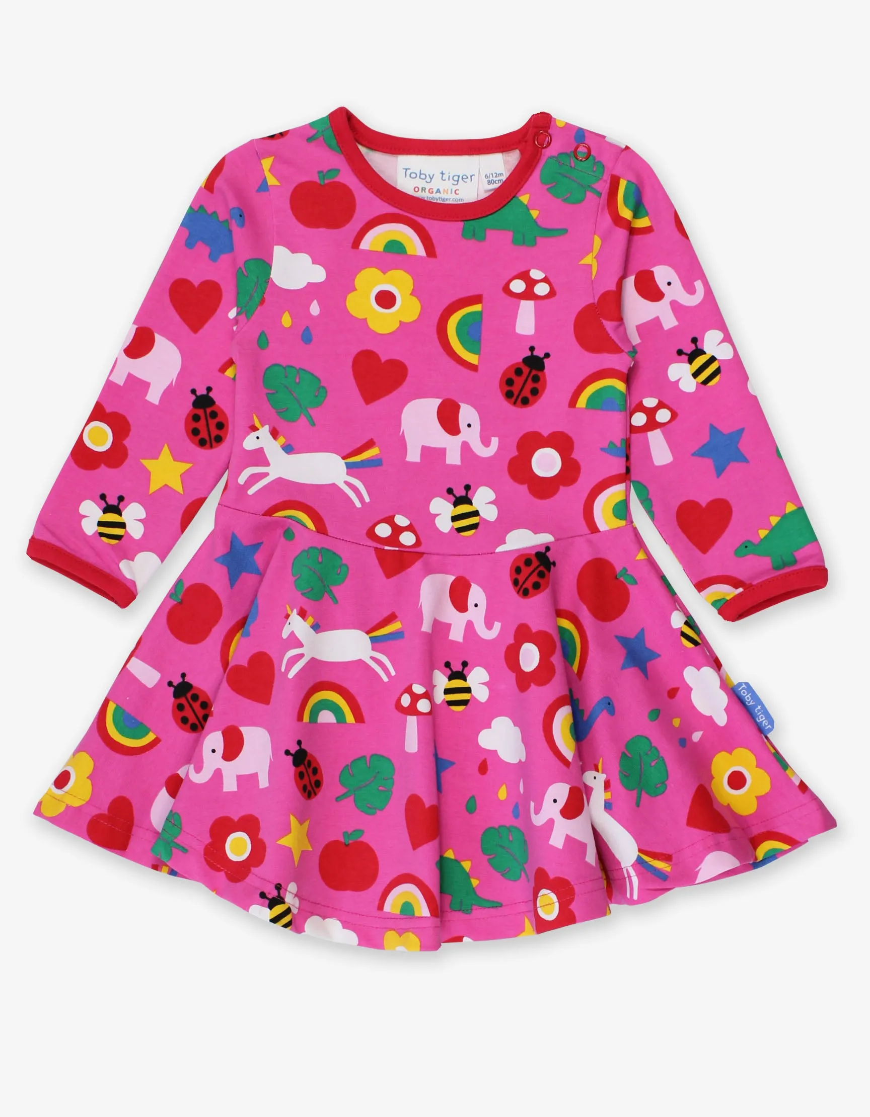 Magical Mix-Up Print Skater Dress