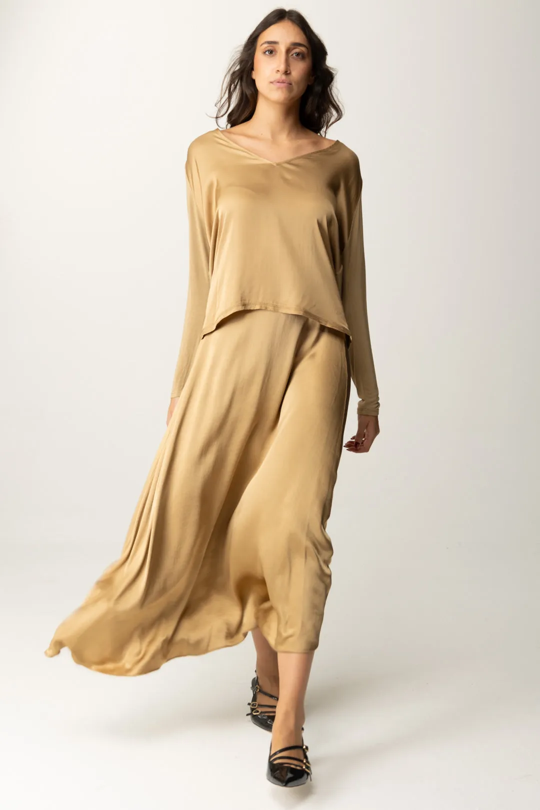 Maxi Gonna In Satin