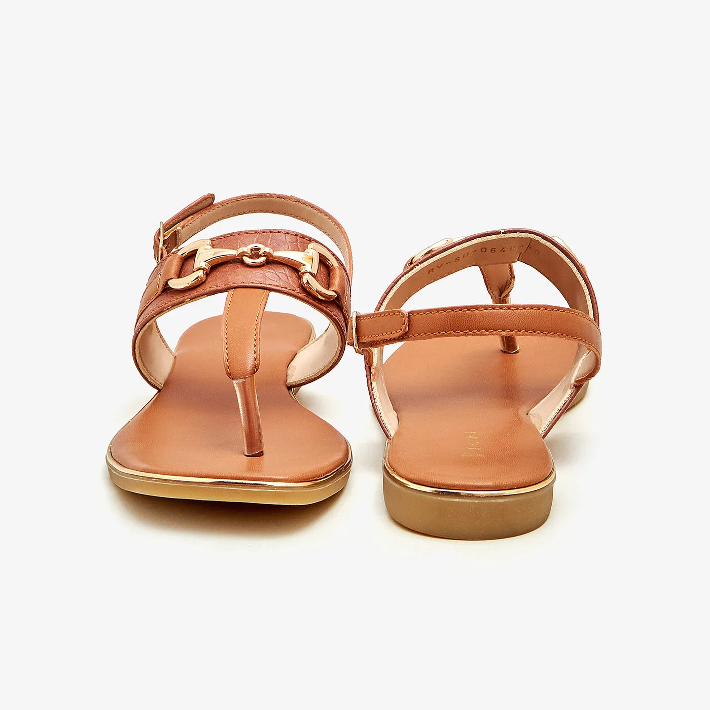 Patterned Sandals