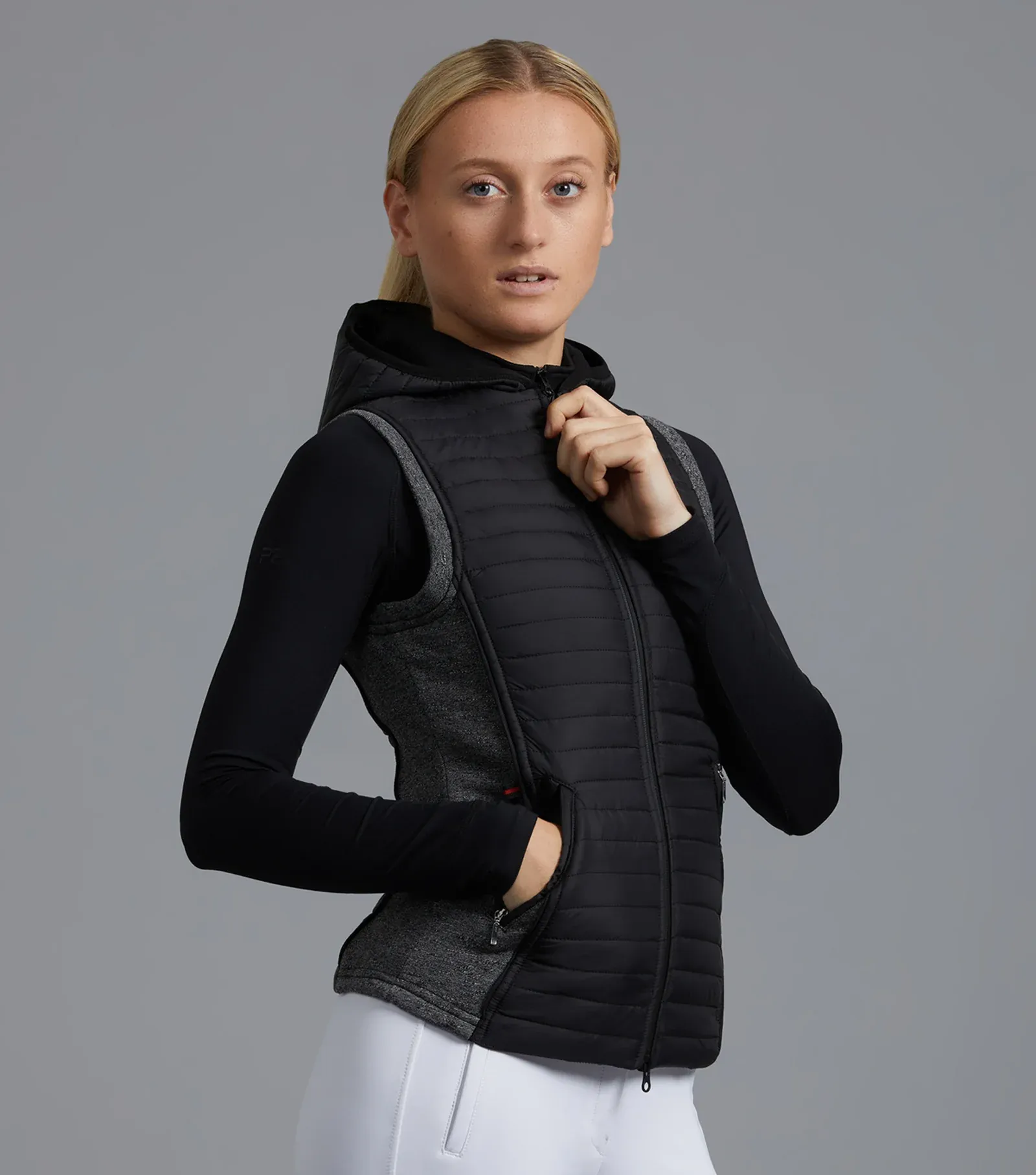 PEI Lamera Ladies Technical Riding Gilet (Black)