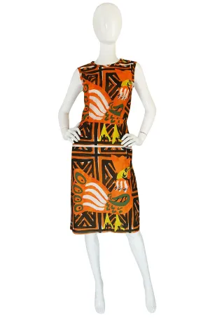 Resort 2010 Collection Printed Prada Fitted Shift Dress