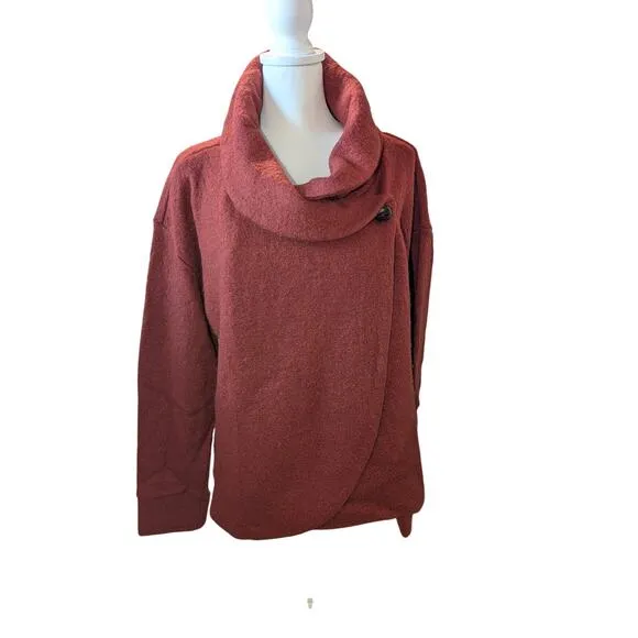 Sigrid Olsen wrap jacket wool blend size extra large layering fall winter cozy