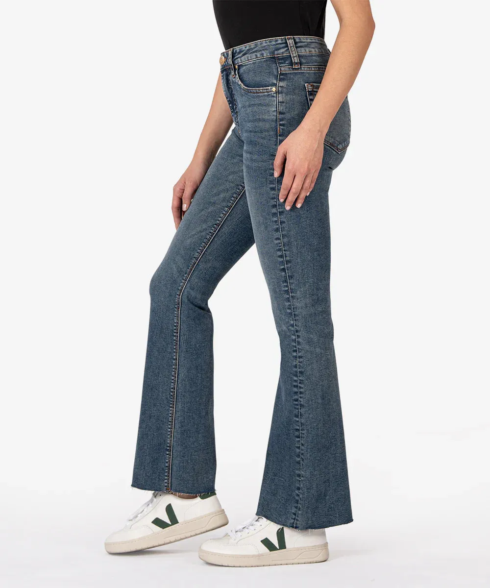 The Stella FabAb High Rise Flare Jeans - Debonairly Wash