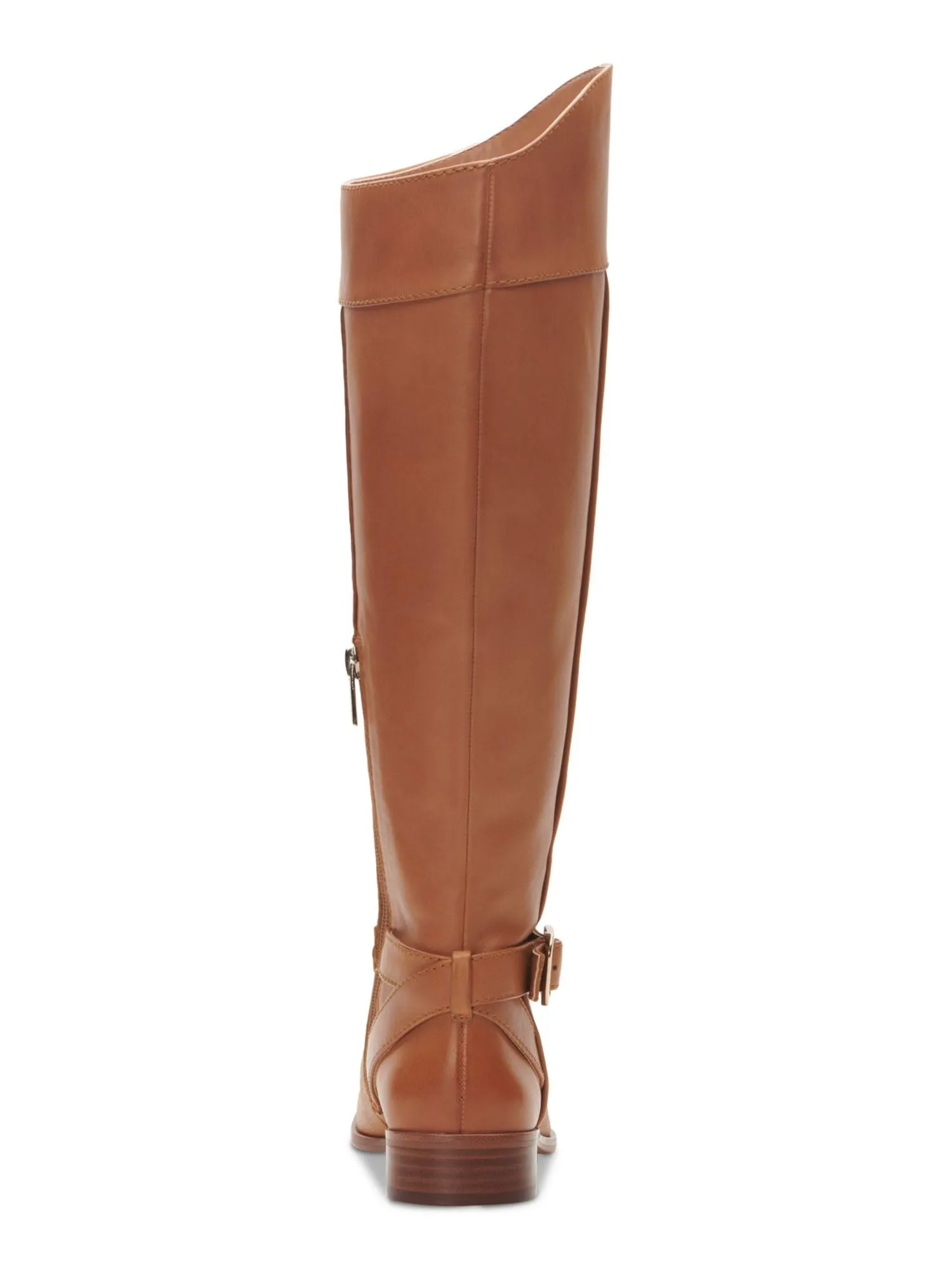 Vince Camuto Womens Ovarlym Leather Riding Knee-High Boots Tan 7.5 Medium (B,M)